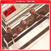 THE BEATLES DISCOGRAPHY GERMANY 1978 04 00 BEATLES ⁄ 1962-1966 - 1C 172-05307 ⁄ 8 - RED VINYL AND RED STICKER - pic 1