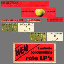 THE BEATLES DISCOGRAPHY GERMANY 1978 04 00 BEATLES ⁄ 1962-1966 - 1C 172-05307 ⁄ 8 - RED VINYL AND RED STICKER - pic 13