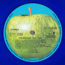 THE BEATLES DISCOGRAPHY GERMANY 1978 04 00 BEATLES ⁄ 1967-1970 - 1C 172-05309 ⁄ 10 - BLUE VINYL AND BLUE STICKER - pic 8