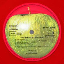 THE BEATLES DISCOGRAPHY GERMANY 1981 00 00 BEATLES ⁄ 1962-1966 - 1C 172-05307 ⁄ 08 - RED VINYL DMM DIRECT METAL MASTERING - pic 9