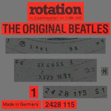 THE BEATLES DISCOGRAPHY GERMANY 1979 00 00 THE BEATLES IN HAMBURG - POLYDOR ROTATION - 2428 115 - pic 5