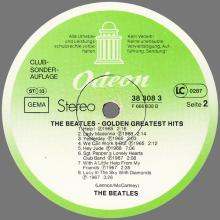 THE BEATLES DISCOGRAPHY GERMANY 1979 11 20 BEATLES GOLDEN GREATEST HITS - A - 2 - NEW GREEN ODEON - CLUB SONDERAUFLAGE 38 308 3 - pic 4