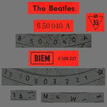 THE BEATLES DISCOGRAPHY DDR GERMANY 1965 01 14 - B - THE BEATLES - AMIGA VEB DEUTSCHE SCHALLPLATTEN - 8 50 040 - pic 5