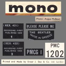 THE BEATLES DISCOGRAPHY GREECE 1963 03 22 - 1963 PLEASE PLEASE ME - PMC 1202 ⁄ PMCG 1 - pic 5