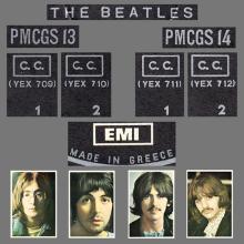 THE BEATLES DISCOGRAPHY GREECE 1968 11 22 - 1970 THE BEATLES (WHITE ALBUM) - PMCGS 13 ⁄ PMCGS 14 - pic 4