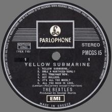 THE BEATLES DISCOGRAPHY GREECE 1969 01 17 - 1970 YELLOW SUBMARINE - PMCG 15 ⁄ PMCGS 15 - pic 3