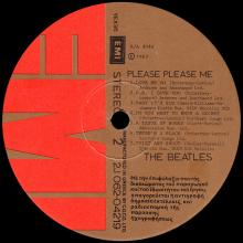 THE BEATLES DISCOGRAPHY GREECE 1963 03 22 - 1980 PLEASE PLEASE ME - 14C 062-04219 ⁄ 2J 062-04219  - pic 1