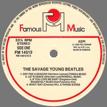 THE BEATLES DISCOGRAPHY GREECE 1982 09 10 - 1982 THE SAVAGE YOUNG BEATLES - FM 14 512 - POLYGRAM - pic 3