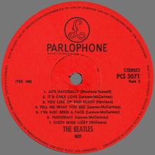 THE BEATLES DISCOGRAPHY HOLLAND 1965 06 08 - 1971 - HELP ! - RED LABEL - PARLOPHONE - PCS 3071 - pic 4