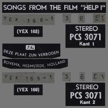 THE BEATLES DISCOGRAPHY HOLLAND 1965 06 08 - 1965 - HELP ! - PCS 3071 - pic 5