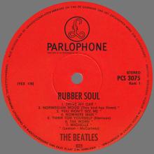 THE BEATLES DISCOGRAPHY HOLLAND 1965 12 03 - 1971 - RUBBER SOUL - RED LABEL - PARLOPHONE - PCS 3075 - pic 3