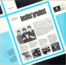 THE BEATLES DISCOGRAPHY HOLLAND 1967 01 06 - 1967 - BEATLES GREATEST - BLACK ODEON - OMHS 3001 - pic 2