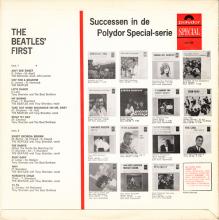 THE BEATLES DISCOGRAPHY HOLLAND 1967 08 00 - THE BEATLES' FIRST - POLYDOR SPECIAL 736 038  - pic 2