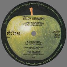 THE BEATLES DISCOGRAPHY HOLLAND 1969 01 00 - 1969 - THE BEATLES YELLOW SUBMARINE - APPLE - PCS 7070 - pic 3