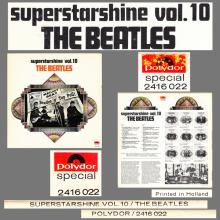 THE BEATLES DISCOGRAPHY HOLLAND 1972 04 00 - SUPERSTARSHINE VOL.10 THE BEATLES  - POLYDOR SPECIAL 2416 022 - pic 6