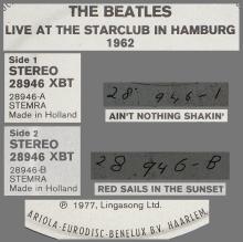 THE BEATLES DISCOGRAPHY HOLLAND 1977 04 08 THE BEATLES LIVE AT THE STAR-CLUB IN HAMBURG -ARIOLA 28947 XBT - pic 10
