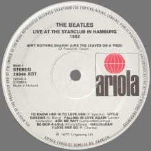 THE BEATLES DISCOGRAPHY HOLLAND 1977 04 08 THE BEATLES LIVE AT THE STAR-CLUB IN HAMBURG -ARIOLA 28947 XBT - pic 6