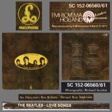 THE BEATLES DISCOGRAPHY HOLLAND 1977 11 19 - LOVE SONGS - A - PARLOPHONE - 5C 152-06550 ⁄ 5C 152-06551 - pic 10