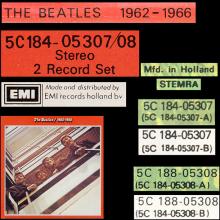 THE BEATLES DISCOGRAPHY HOLLAND 1978 09 00 THE BEATLES ⁄ 1967-1970 - 5C 184(8)-05307⁄05308 - Red vinyl  - pic 13