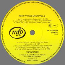 THE BEATLES DISCOGRAPHY HOLLAND 1980 10 00 - THE BEATLES ROCK 'N' ROLL MUSIC VOL 2 - MFP MUSIC FOR PLEASURE - 1A 022-58131 - pic 3