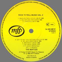 THE BEATLES DISCOGRAPHY HOLLAND 1980 10 00 - THE BEATLES ROCK 'N' ROLL MUSIC VOL 2 - MFP MUSIC FOR PLEASURE - 1A 022-58131 - pic 1