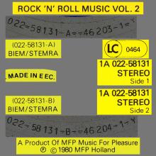THE BEATLES DISCOGRAPHY HOLLAND 1980 10 00 - THE BEATLES ROCK 'N' ROLL MUSIC VOL 2 - MFP MUSIC FOR PLEASURE - 1A 022-58131 - pic 5