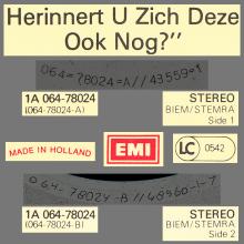 THE BEATLES DISCOGRAPHY HOLLAND 1981 00 00 - HERINNERT U ZICH DEZE OOK NOG ? - 1A 064-78024 - YELLOW EMI LABEL -1 - pic 5