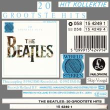 THE BEATLES DISCOGRAPHY HOLLAND 1985 00 00 - 20 GROOTSTE HITS THE BEATLES - 1A 058-154291 - pic 6