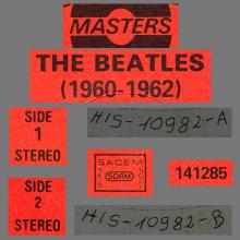 THE BEATLES DISCOGRAPHY HOLLAND 1985 12 00 - THE BEATLES 1960-1962 - MASTERS - STEREO MA 141285 - pic 5