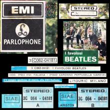 THE BEATLES DISCOGRAPHY ITALY 1964 02 04 ⁄ 1970 05 29 I FAVOLOSI BEATLES -3C 064 - 04181 - pic 5