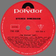 THE BEATLES DISCOGRAPHY ITALY 1968 00 00 STEREO DIMENSIONS THE BEATLES' FIRST ! - POLYDOR 736 038 - pic 3