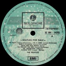 THE BEATLES DISCOGRAPHY ITALY 1981 00 00 I FAVOLOSI BEATLES 1963-1965 - Boxed Set a4 - BEATLES FOR SALE - 3C 064 - 04200 - pic 5