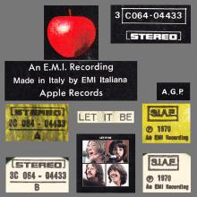 THE BEATLES DISCOGRAPHY ITALY 1981 00 00 I FAVOLOSI BEATLES 1966-1970 - Boxed Set b6 - LET IT BE - 3C 064 - 04433 - pic 5