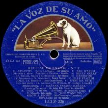 THE BEATLES DISCOGRAPHY SPAIN 1963 07 10 RECITAL DE EXITOS - LA VOZ DE SU AMO (HMV) - LCLP 226 - pic 3