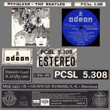 THE BEATLES DISCOGRAPHY SPAIN 1966 09 17 ⁄ 1966 REVOLVER - PCSL 5.308 - pic 5