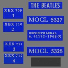 THE BEATLES DISCOGRAPHY SPAIN 1968 12 30 ⁄ 1968 THE BEATLES (WHITE ALBUM) - MOCL 5.327 ⁄ 28 - pic 6