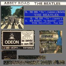 THE BEATLES DISCOGRAPHY SPAIN 1969 10 20 ⁄ 1969 ABBEY ROAD - A - B - 1 J 062-04.243 - pic 9