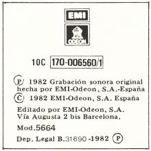 THE BEATLES DISCOGRAPHY SPAIN 1982 00 00 THE BEATLES CANCIONES DE AMOR - 10C 170 - 006. 560 ⁄1 - pic 15