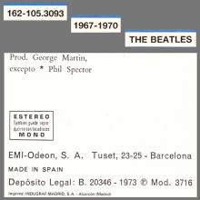 THE BEATLES DISCOGRAPHY SPAIN 1987 00 00 THE BEATLES 25 ANIVERSARIO - 1967 ⁄ 1970 - 58818 ⁄ 1 J 162 -105 3093 - BOXED SET - pic 7