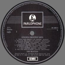 THE BEATLES DISCOGRAPHY SWEDEN 1979 11 20 THE BEATLES GOLDEN GREATEST HITS - CLUB EDITION 38 308 3 SW - pic 3