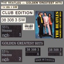 THE BEATLES DISCOGRAPHY SWEDEN 1979 11 20 THE BEATLES GOLDEN GREATEST HITS - CLUB EDITION 38 308 3 SW - pic 5