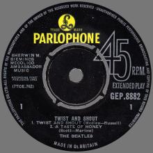 THE BEATLES DISCOGRAPHY UK - 1963 07 12 - TWIST AND SHOUT - GEP 8882 - A 2 - PARLOPHONE - pic 3