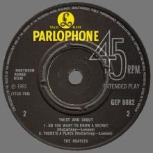 THE BEATLES DISCOGRAPHY UK - 1963 07 12 - TWIST AND SHOUT - GEP 8882 - M - EMI RECORDS LTD - SOUTHHALL PUSH-OUT CENTER - pic 4