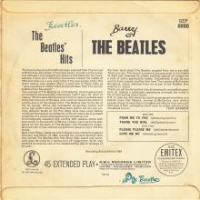 THE BEATLES DISCOGRAPHY UK - 1963 09 06 - THE BEATLES' HITS - GEP 8880 - A - PARLOPHONE - pic 5