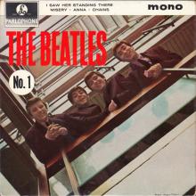 THE BEATLES DISCOGRAPHY UK - 1963 11 01 - THE BEATLES (No.1) - GEP 8883 - A - PARLOPHONE - pic 1