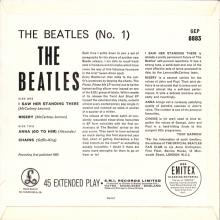 THE BEATLES DISCOGRAPHY UK - 1963 11 01 - THE BEATLES (No.1) - GEP 8883 - C - GRAMOPHONE - pic 5