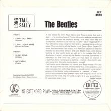 THE BEATLES DISCOGRAPHY UK - 1964 06 19 - LONG TALL SALLY - GEP 8913 - a b - PARLOPHONE GRAMOPHONE - pic 1