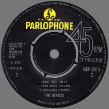 THE BEATLES DISCOGRAPHY UK - 1964 06 19 - LONG TALL SALLY - GEP 8913 - a b - PARLOPHONE GRAMOPHONE - pic 6