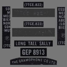 THE BEATLES DISCOGRAPHY UK - 1964 06 19 - LONG TALL SALLY - GEP 8913 - a b - PARLOPHONE GRAMOPHONE - pic 8