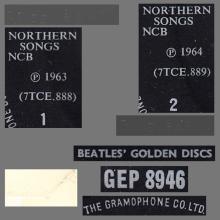 THE BEATLES DISCOGRAPHY UK - 1965 12 06 - THE BEATLES' GOLDEN DISCS (MILLION SELLERS) - GEP 8946 - a k - GRAMOPHONE  EMI RECORDS - pic 9